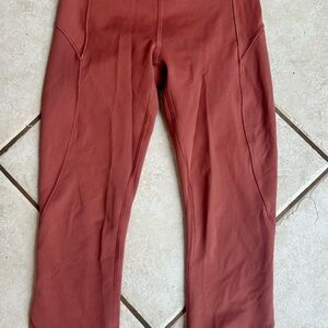 lululemon athletica Rust Leggings